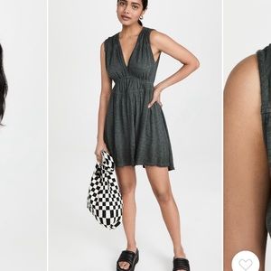 ATM Sublime wash slub jersey dress NWT